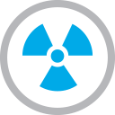 graphic - radio active symbol